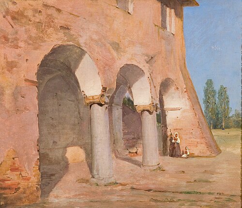 Søjlebygning i Rom, 1840, Jørgen Sonne