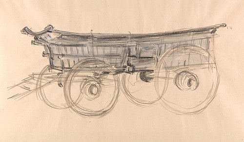 Sussex Farm Wagon, 1906, Robert Bevan