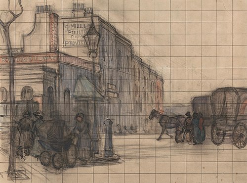 Swiss Cottage, Hampstead, 1912, Robert Bevan