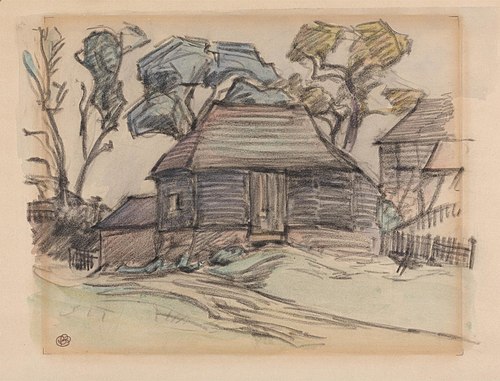 A Sussex Barn, , Robert Bevan
