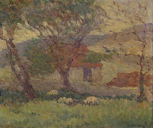In the Downs near Lewes, 1906, Robert Bevan