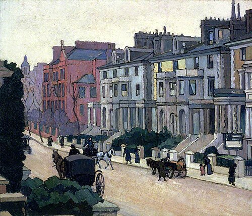 From the Artist's Window, 1915, Robert Bevan