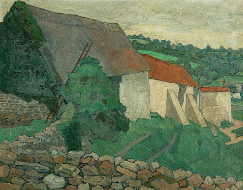 The Farmhouse, 1917, Robert Bevan