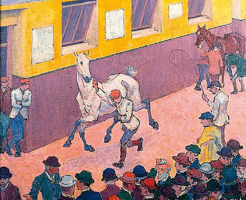Showing the Paces, Aldridges, , Robert Bevan