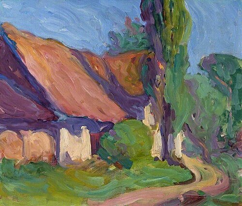 Back of the Granary, Poland, 1904, Robert Bevan