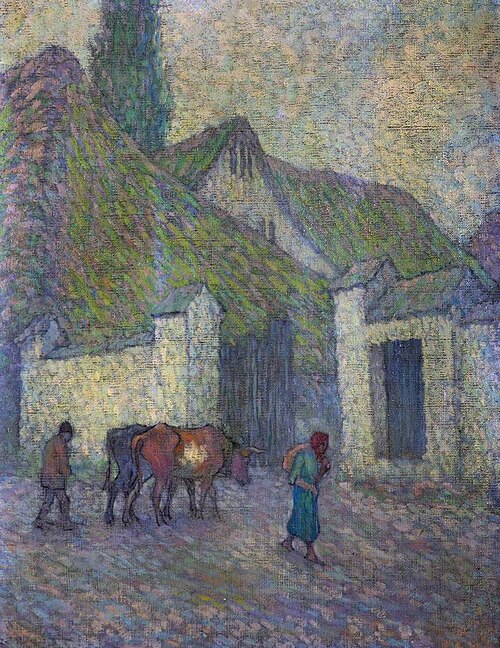The Yard Gate, Mydlow, 1907, Robert Bevan