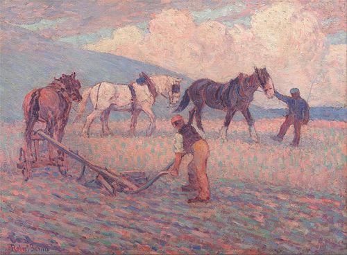 The Turn Rice-Plough, Sussex, 1909, Robert Bevan