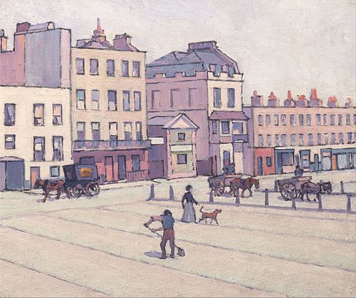 The Weigh House, Cumberland Market, 1914, Robert Bevan