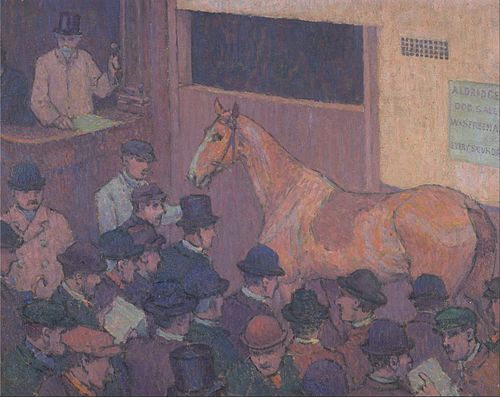"Quiet with all Road Nuisances", 1912, Robert Bevan