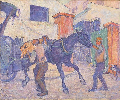 The Cab Horse, 1910, Robert Bevan