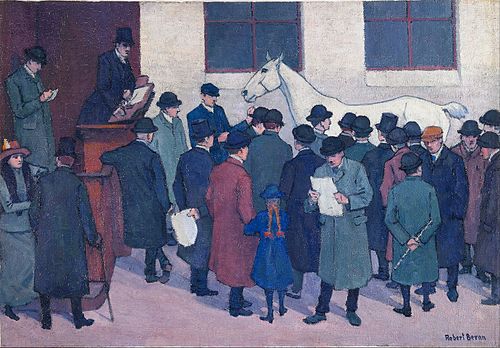 Under the Hammer, 1914, Robert Bevan