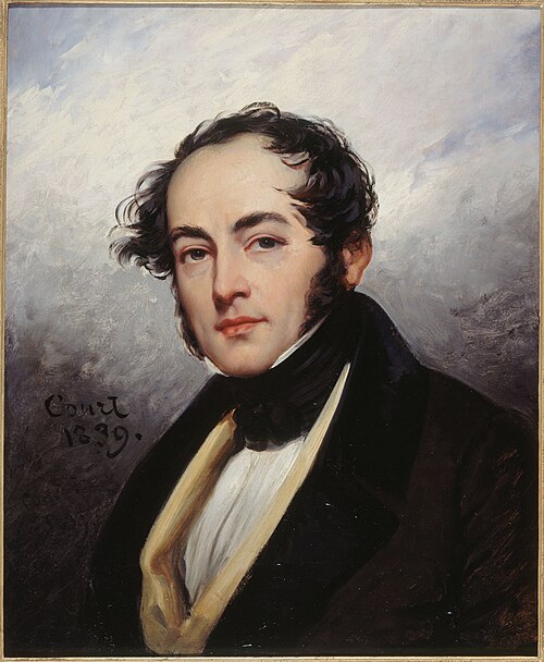 Portrait de Paul de Kock (1793-1871), romancier et auteur dramatique, 1839, Joseph-Désiré Court