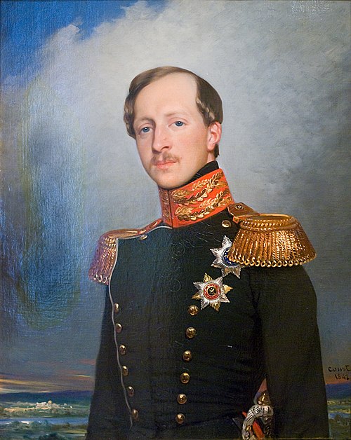 Portrait of Prince Peter of Oldenburg, 1842, Joseph-Désiré Court