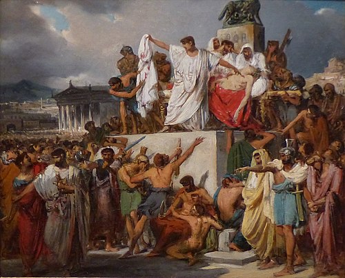 La mort de César, , Joseph-Désiré Court