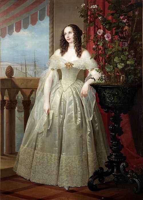 Portrait d’Olga Kalinowska Ogińska, 1850, Joseph-Désiré Court