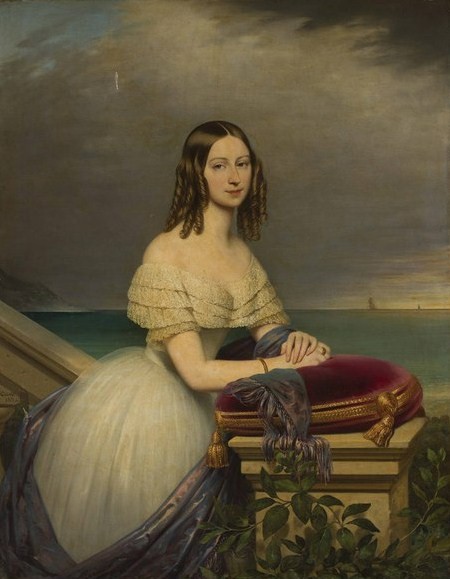 Aleksandra Potocka (1818-1892), 1836, Joseph-Désiré Court