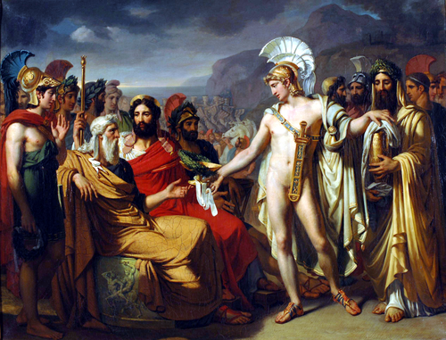 Achille présenté à Nestor, 1821, Joseph-Désiré Court