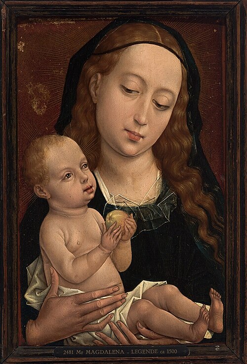 Virgin and Child, Holding an Apple, 1500, Maître de la Légende de sainte Marie-Madeleine