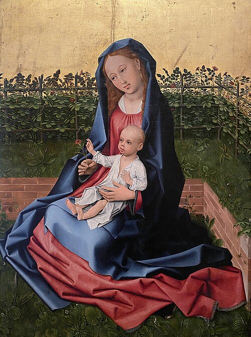 Vierge au jardinet, 1470, Maître de la Légende de sainte Marie-Madeleine