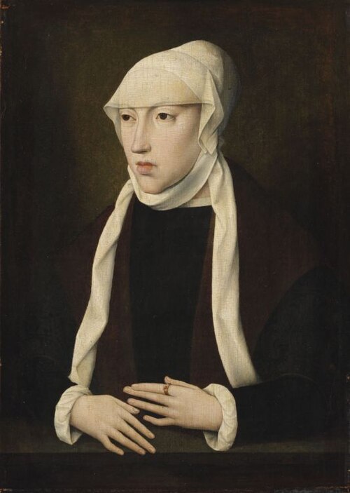 Portrait of Mary of Hungary (Mary of Austria, Queen of Hungary), 1528, Maître de la Légende de sainte Marie-Madeleine