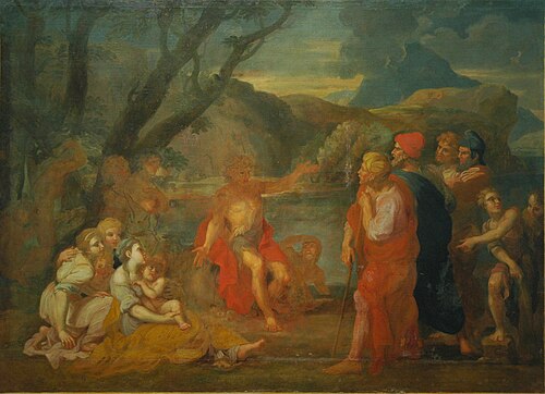 Saint Jean prêchant dans le désert, 1667, Pierre Rabon