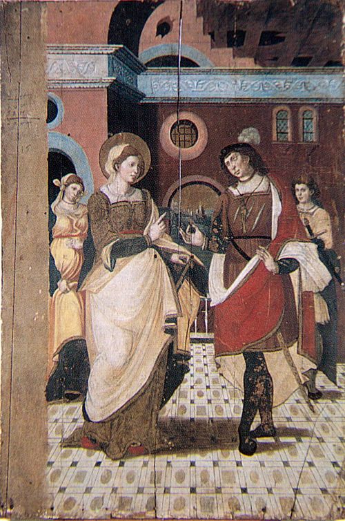 Retaule renaixentista de Santa Agnès de Malanyanes, 1536, Jaume Forner