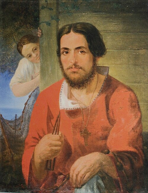 Рыбак, 1836, Pyotr Zakharov-Chechenets