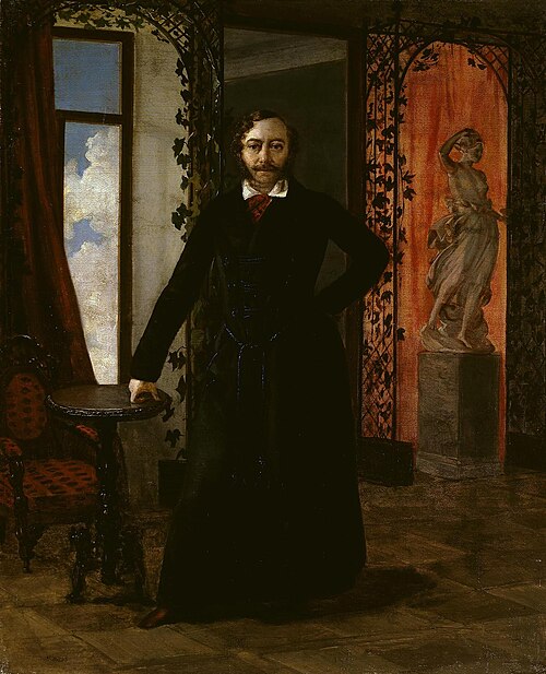 Portrait of a Military Retiree, 1840, Pyotr Zakharov-Chechenets