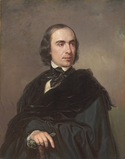 Portrait of Timofei Nikolayevich Granovsky, 1845, Pyotr Zakharov-Chechenets