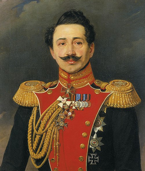 Portrait of N.A. Islenev, 1837, Pyotr Zakharov-Chechenets