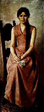 Portrait of sister Fanny, 1889, Ivana Kobilca