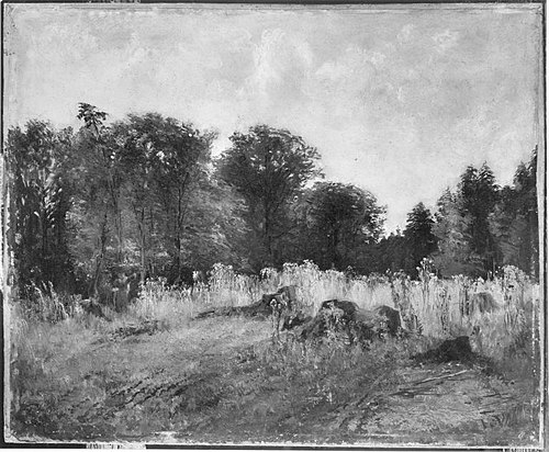 Waldrand, 1865, Ludwig Voltz