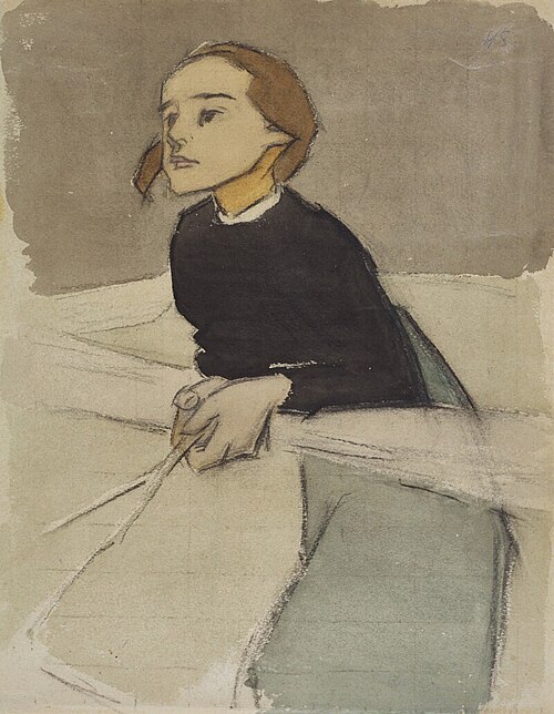 Girl at the Gate IV, 1943, Helene Schjerfbeck