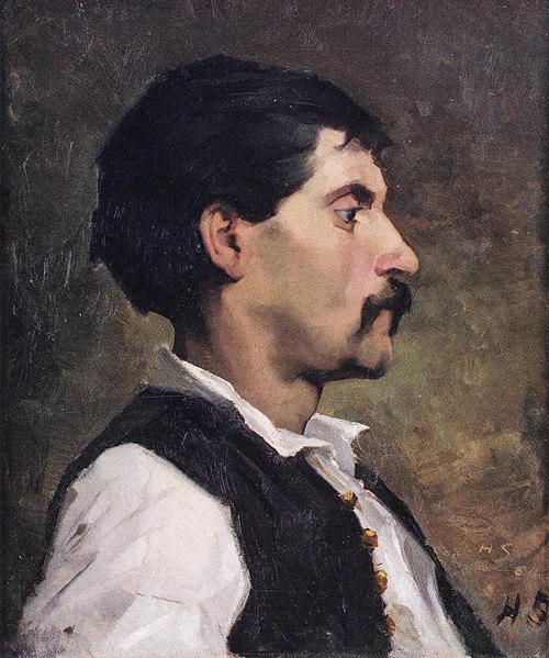 Portrait of a Man, 1880, Helene Schjerfbeck