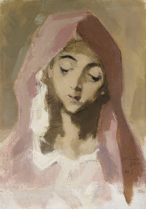 Madonne de la Charité, d'après El Greco, 1941, Helene Schjerfbeck