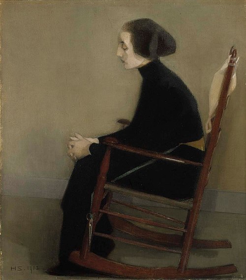The Seamstress (The Working Woman), 1905, Helene Schjerfbeck