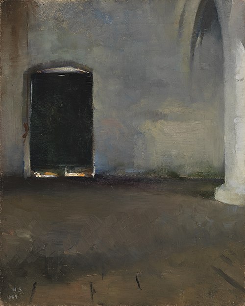 The Door, 1884, Helene Schjerfbeck