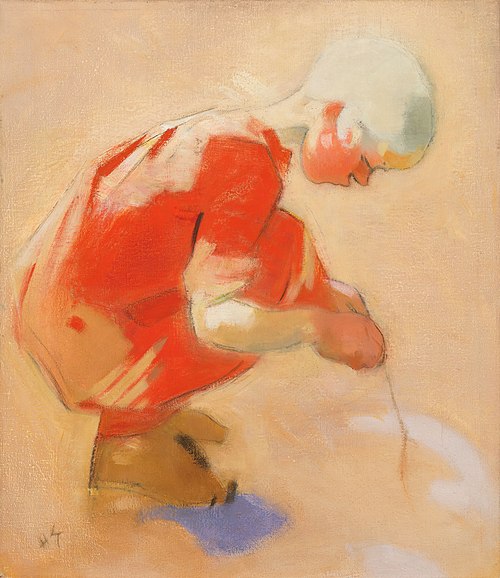 Girl on the Sand, 1912, Helene Schjerfbeck