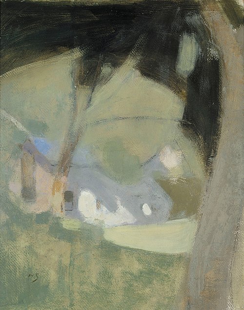 The Old Brewery (Composition), 1918, Helene Schjerfbeck