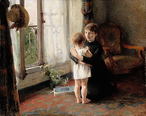 Mother and Child, 1886, Helene Schjerfbeck