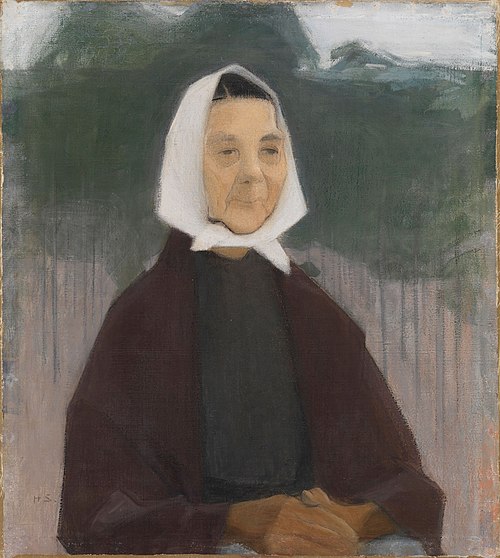 Granny, 1907, Helene Schjerfbeck