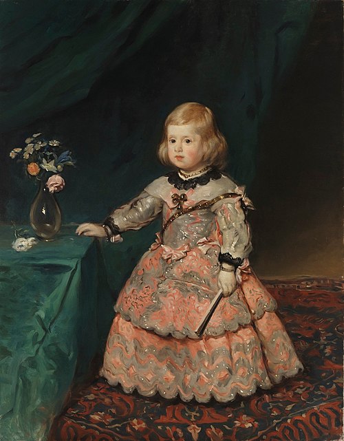 Copy of Velázquez's painting Infantinna Maria Teresia, 1894, Helene Schjerfbeck