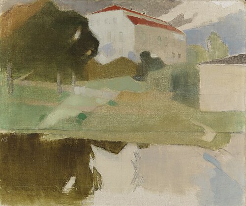 Sjundby Manor, 1927, Helene Schjerfbeck