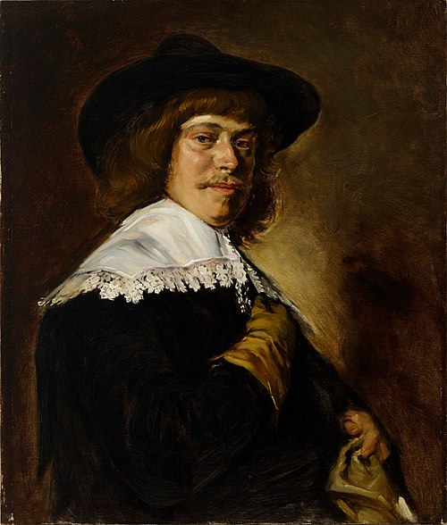 Copy of Frans Hals´ painting Man in a Slouch Hat, 1892, Helene Schjerfbeck
