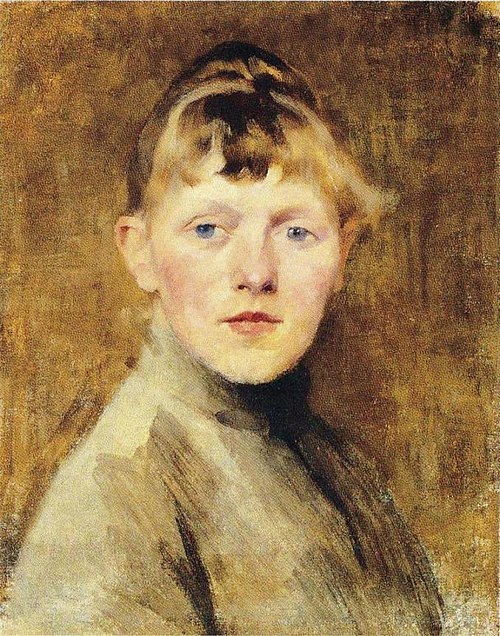 Self-Portrait, 1884, Helene Schjerfbeck