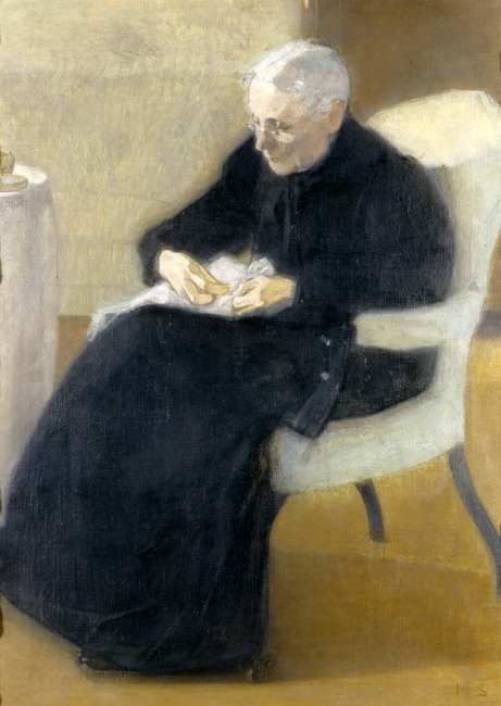 At Work, 1903, Helene Schjerfbeck