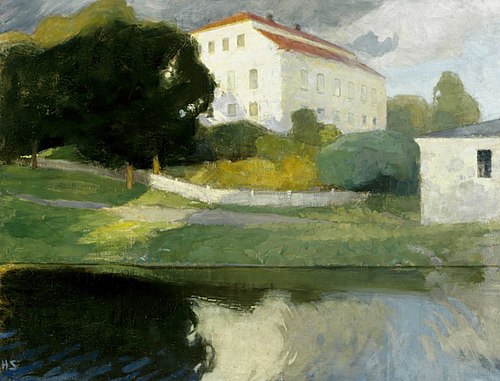 The Old Manor, 1901, Helene Schjerfbeck