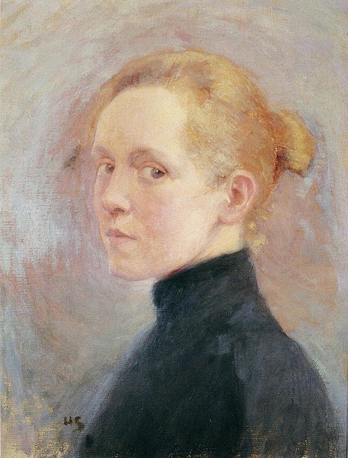 Autoportrait, 1895, Helene Schjerfbeck