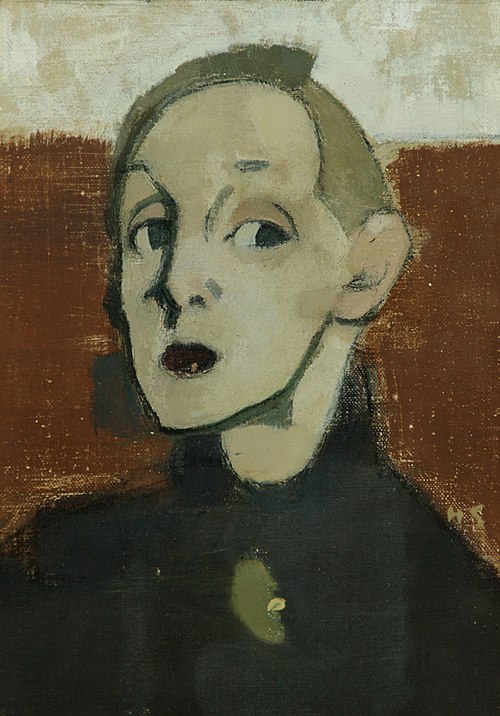 Self-Portrait in Black Dress, 1934, Helene Schjerfbeck