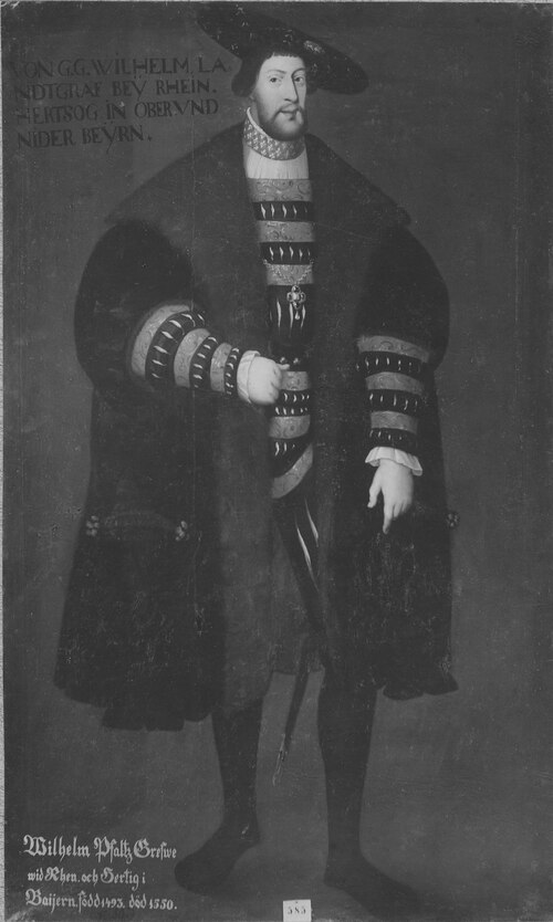Vilhelm IV, 1493-1550, hertig av Bayern, pfalzgreve vid Rhen, , David Frumerie